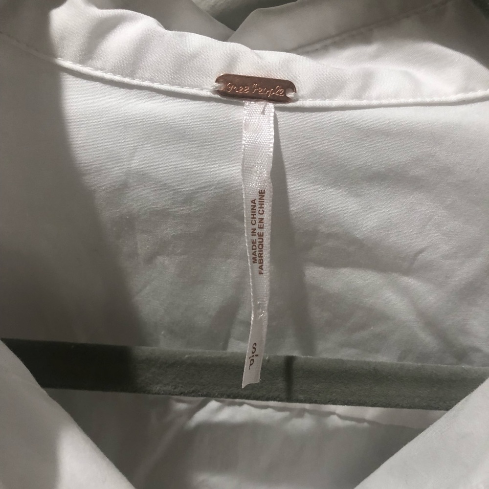 Free People Tortoise Shell Button Up - image 2